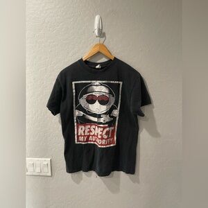 Vintage South Park Cartman “Respect My‎ Authority” Shirt Size Medium